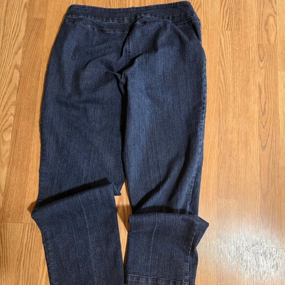 Slim Sation Denim Blue Straight Leg Jeans in Size 16 - Picture 1 of 3